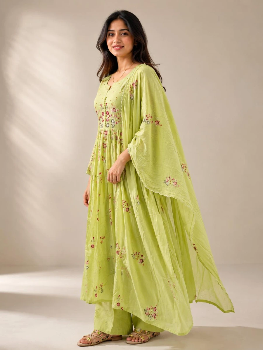EMBROIDERED SUIT 3 PC